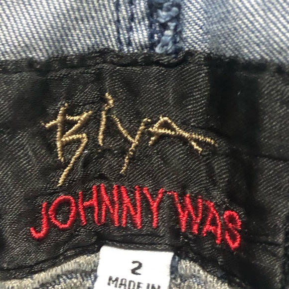 Johnny Was Biya Adventura Cargo Pants Embroidered Soft Medium - Picture 10 of 11